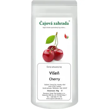 Čaj Čajová zahrada Višeň - černý ochucený čaj Varianta: černý čaj 500g