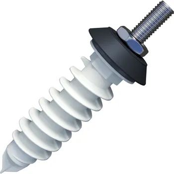 Hmoždinka ZOFITHERM solution s.r.o. ZOFITHERM HS hmoždinka do izolace s krytkou pro šroubovací objímky svodu - ANTRACIT 7016