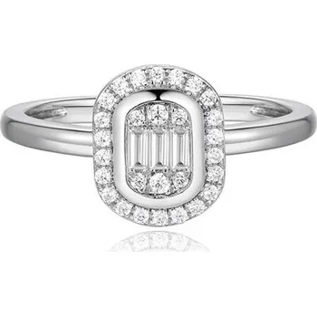 Prsten Prsten SILVERINO se zirkony 8250-56