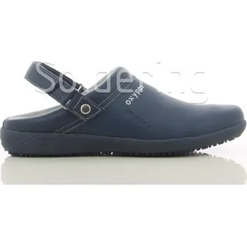 Pracovní obuv ESD pánské kožené nazouváky, modré, velikost 41 - 101008184