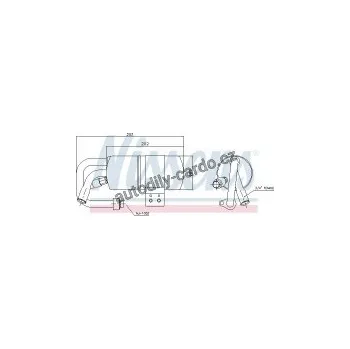 Chladič motoru Vysoušeč klimatizace NISSENS 95505