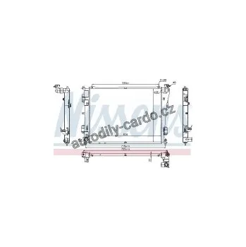 Chladič motoru Chladič motoru NISSENS 66783