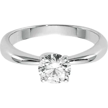 Prsten Zásnubní prsten z bílého zlata s diamantem LID5117025G7