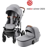 BRITAX Set kočárek Smile 5Z + hluboká korba 2024 Varianta: Frost Grey