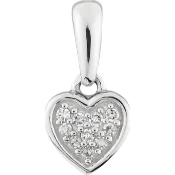 Přívěsek Zlatý přívěs s diamanty ve tvaru srdce ZP101648