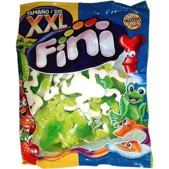 Bonbon Želé MAXI ŽÁBY sáček 1 kg / 30 ks (želé maxi žáby)