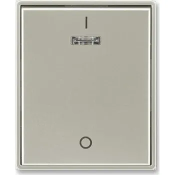 vypínač Kryt s potiskem a čirým průzorem řazení3S 3558E-A00933 32 starostříbrná Time ABB