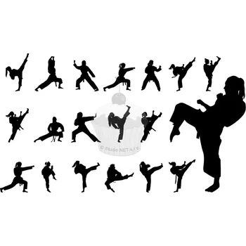 Jedlá dekorace na dort Caketools Jedlý papír "Karate - žena" A4