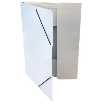 Mapa A4 253 + gumička (10 ks) - bílá