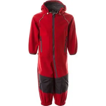 Chlapecká zimní kombinéza Dětská softshellová kombinéza Huppa Adal red/dark gray velikost 98