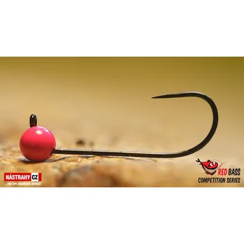 Rybářský háček Bezprotihrotý wolframový Jig RB Competition Strong #6 - 19 mm - #6 - 0,35 g, Pink, 5 ks