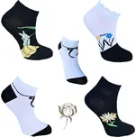 Emi Ross Dámské kotníkové ponožky Emiros - ( 5 párů v balení ) Barva: Mix barva, Velikost: 35-38