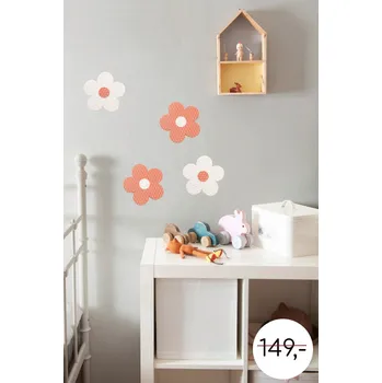 Dětská zábrana VYLEN s.r.o. Pěnová dekorace KYTKA - sada 2 ks 40 Fialová