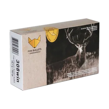 Příslušenství pro sportovní střelbu Lovecké náboje FOX Classic Hunter 308 Win 10,7g / 165gr