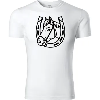 Chlapecké tričko Fenomeno Dětské tričko Kůň - bílé Velikost: 158cm/12 let