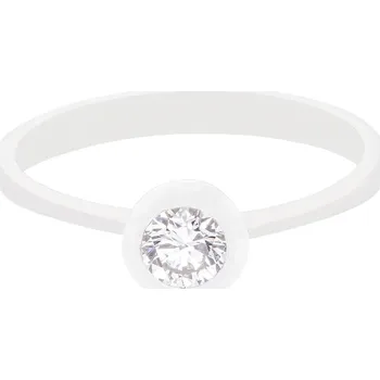 Prsten Zásnubní prsten z bílého zlata s diamantem 21ZP2200525A