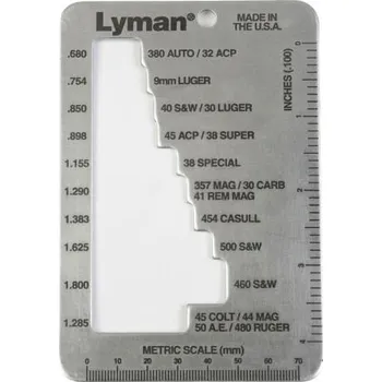 Příslušenství pro sportovní střelbu Kalibr délky nábojnic E-Zee Case Gauge Pistol & Revolver