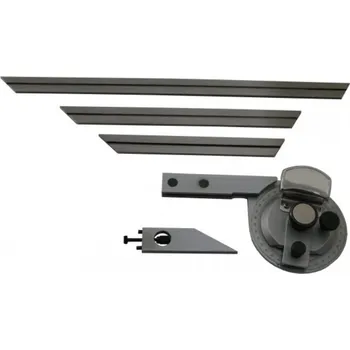 Úhloměr KMITEX 1093 Úhloměr s lupou 0-360° SET ČSN251624
