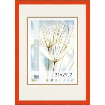 Digitální fotorámeček Falc Foto rám dřevěný 21x29,7, oranžový