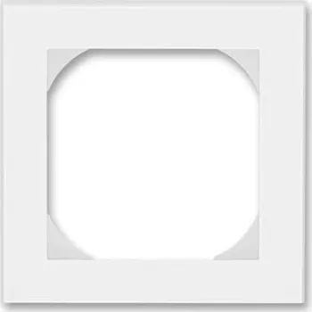 Elektroinstalační materiál LEVIT Jednorámeček s otvorem 55x55 bílá/ledová bílá ABB 3901H-A05510 01