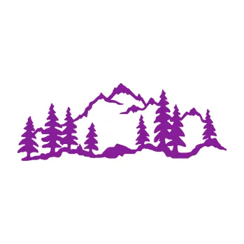 Samolepící dekorace Krajina hory 033 pravá (14 - fialová) SAMOLEPKA NA AUTO, NÁLEPKA, FÓLIE, POLEP, TUNING, VLASTNÍ TEXT, TISK, AUTOSAMOLEPKY.cz, POLEPY, OBRÁZEK, LOGO, 3D STICKERS