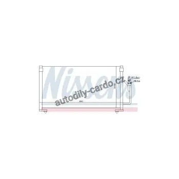 Chladič motoru Chladič klimatizace NISSENS 94491