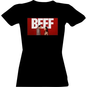 Dámské tričko Tričko s potiskem BEEF / VE PŘI dámské