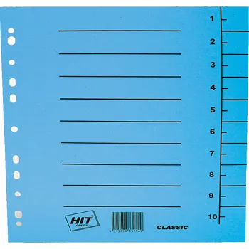 Rozdružovač A4 odstřihávací - modrý (10 ks)