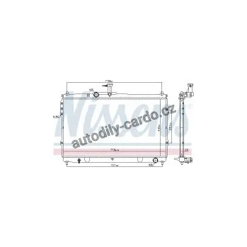 Chladič motoru Chladič motoru NISSENS 67097