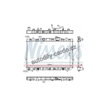 Chladič motoru Chladič motoru NISSENS 67025