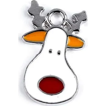 Přívěsek, 13x20mm, vánoční sob