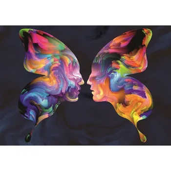 Puzzle Puzzle Art Puzzle Motýlí láska, 1000 dílků + k objednávce puzzle zdarma