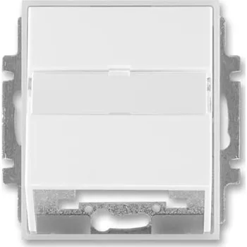 vypínač Kryt zásuvky komunikační a USB 5014E-A00100 01 bílá/ledová bílá Element Time ABB