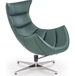 HALMAR LUXOR křeslo tmavě zelené