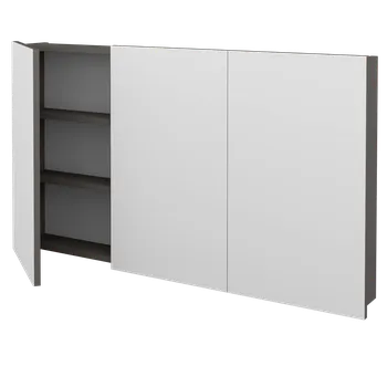 Koupelnový nábytek Dřevojas Třídveřová galerka Q GA3 120 - N06 Lava