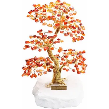 Stromeček štěstí karneol A4 cca 20 cm