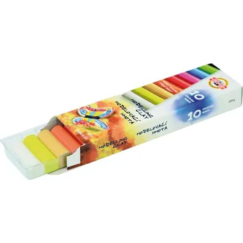 Modelovací hmota Plastelina 10 odstínů - papír. krabička