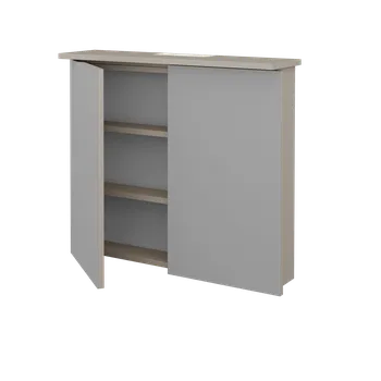 Koupelnový nábytek Dřevojas Dvoudveřová galerka SANI GA2O 80 - N07 Stone