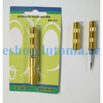 Čistící jehla na stříkací pistole