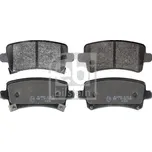 FEBI BILSTEIN Sada brzdových destiček, kotoučová brzda 116147