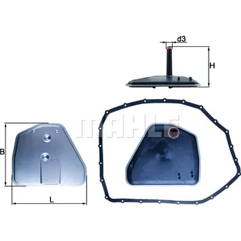 Hydraulický filtr MAHLE ORIGINAL Hydraulický filtr, automatická převodovka HX164D