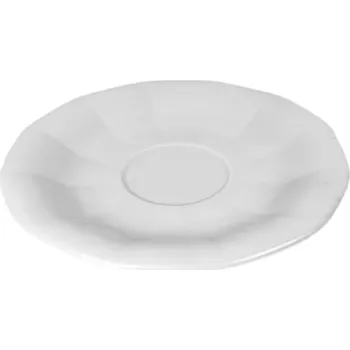 podšálek 150mm bílý 1ks porcelán