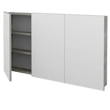 Koupelnový nábytek Dřevojas Třídveřová galerka Q GA3 120 - D01 Beton