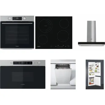 Set domácích spotřebičů WHIRLPOOL OMK58CU1SX + WHIRLPOOL AKT 8900 BA + WHIRLPOOL WHBS 62F LT K + WHIRLPOOL MBNA910X + WHIRLPOOL WSIC 3M27 C + WHIRLPOOL ART 65031