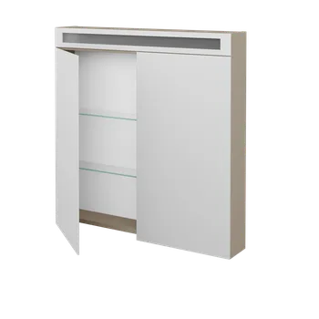 Koupelnový nábytek Dřevojas Dvoudvéřová galerka MAX GA2O 80 - M05 Béžová mat