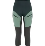 Dámské 3/4 legíny Kari Traa Ane Hiking Capri Velikost: S / Barva: zelená