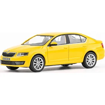 Plastikový model Abrex Škoda Octavia III (2012) - Žlutá TAXI
