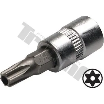 Bit T-profilový vrták v 1/4" nástrčné hlavě, vrtaný - T40