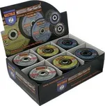 NÁSTROJE CZ Prodejní box „brusný“ 115 a 125mm síla 6,4mm ocel, kámen, nerez 150ks - IM-BOX-9