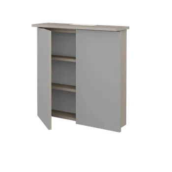 Koupelnový nábytek Dřevojas Dvoudveřová galerka SANI GA2O 70 - N07 Stone